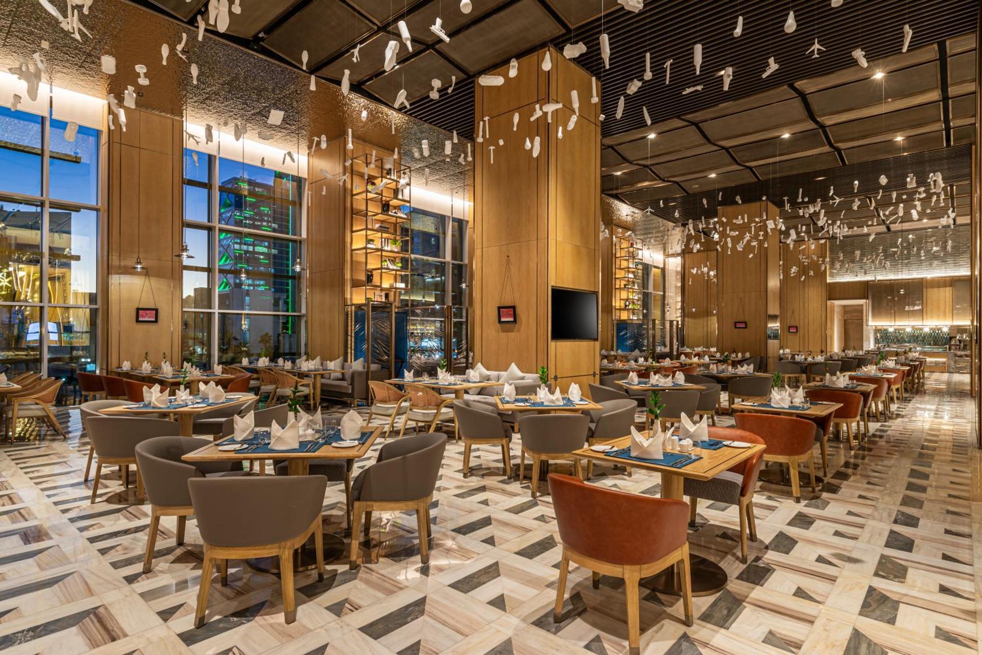 Narcissus The Royal Hotel Ер-Ріяд Екстер'єр фото The restaurant